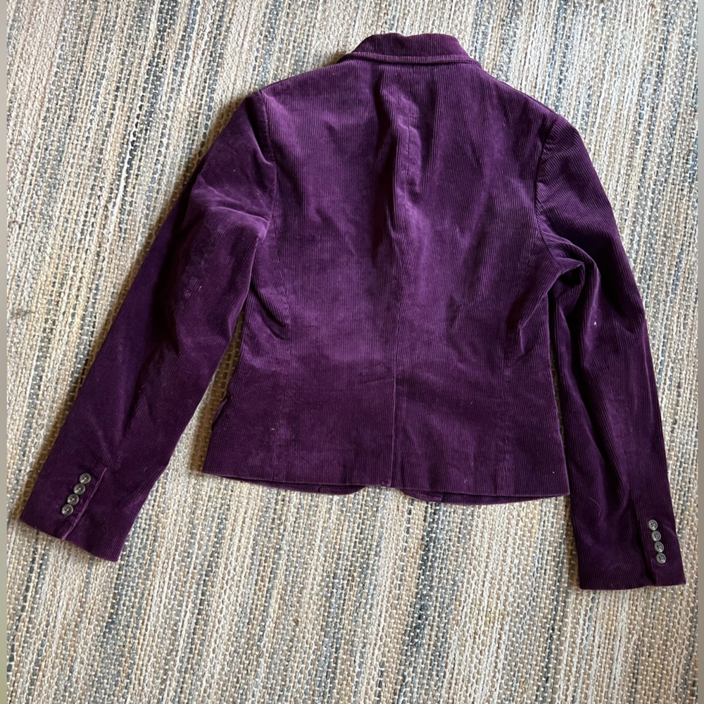 Ralph Lauren Deep Purple Corduroy Blazer - Picture 9 of 9